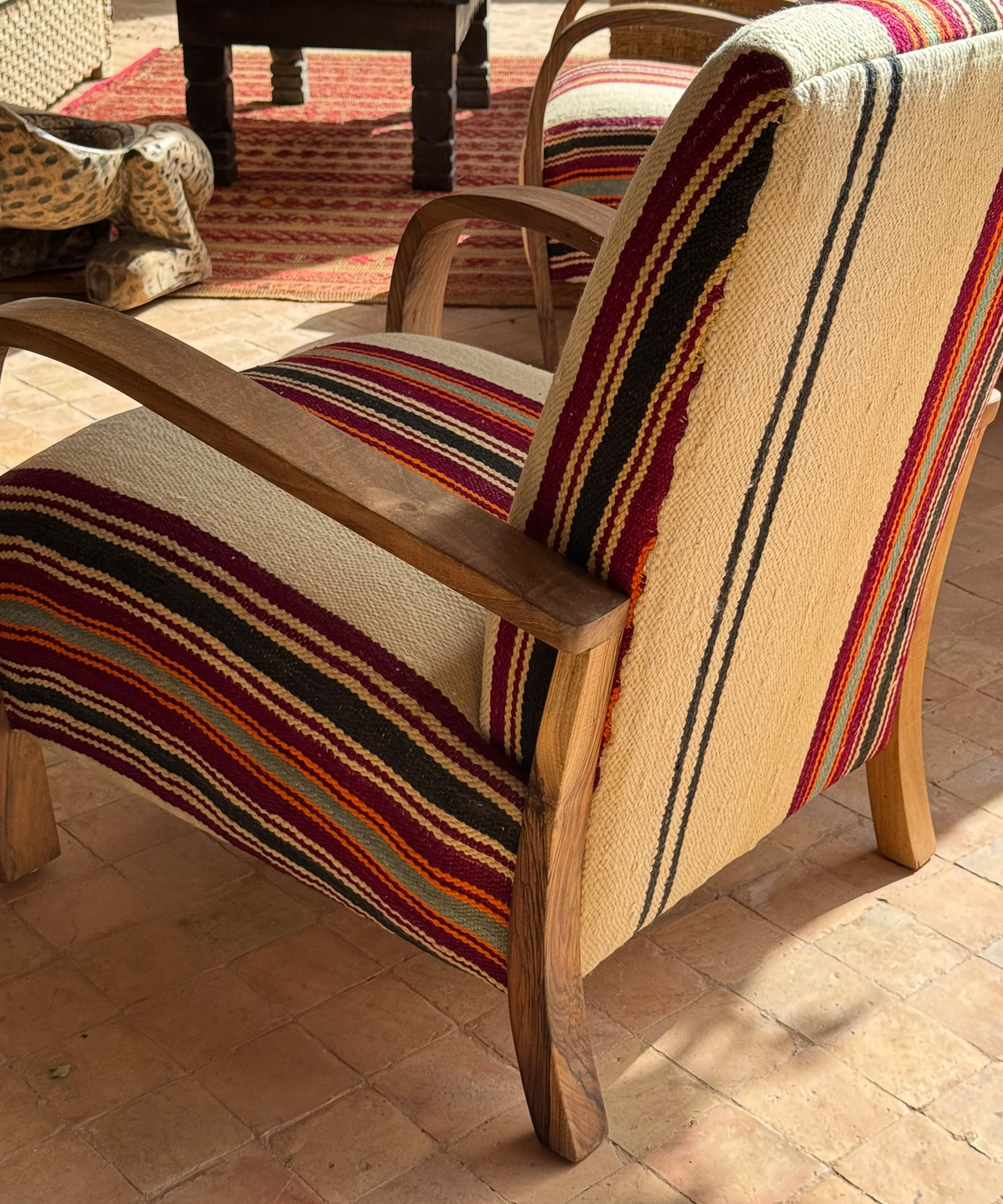 The nomad armchairs
