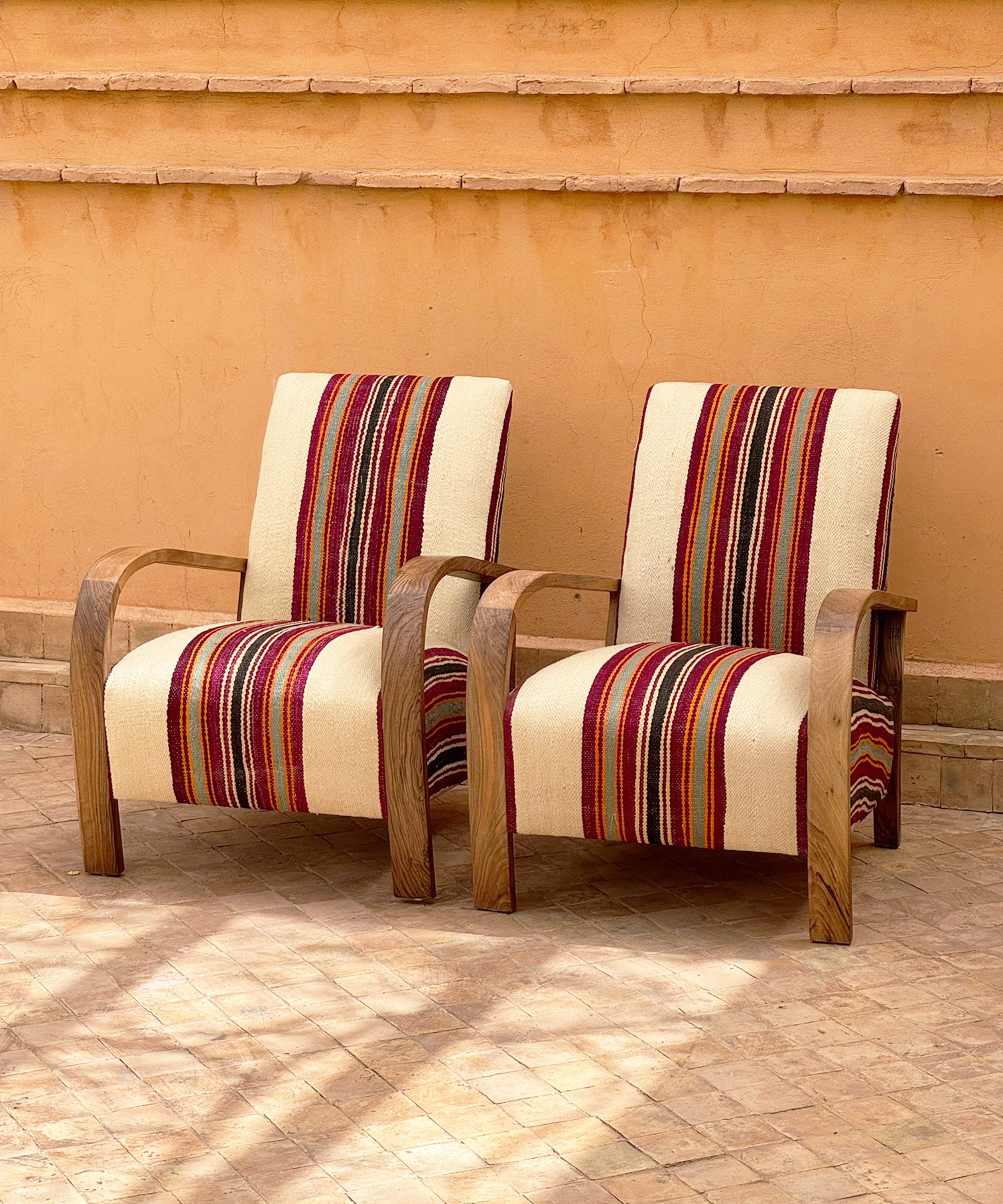 The nomad armchairs
