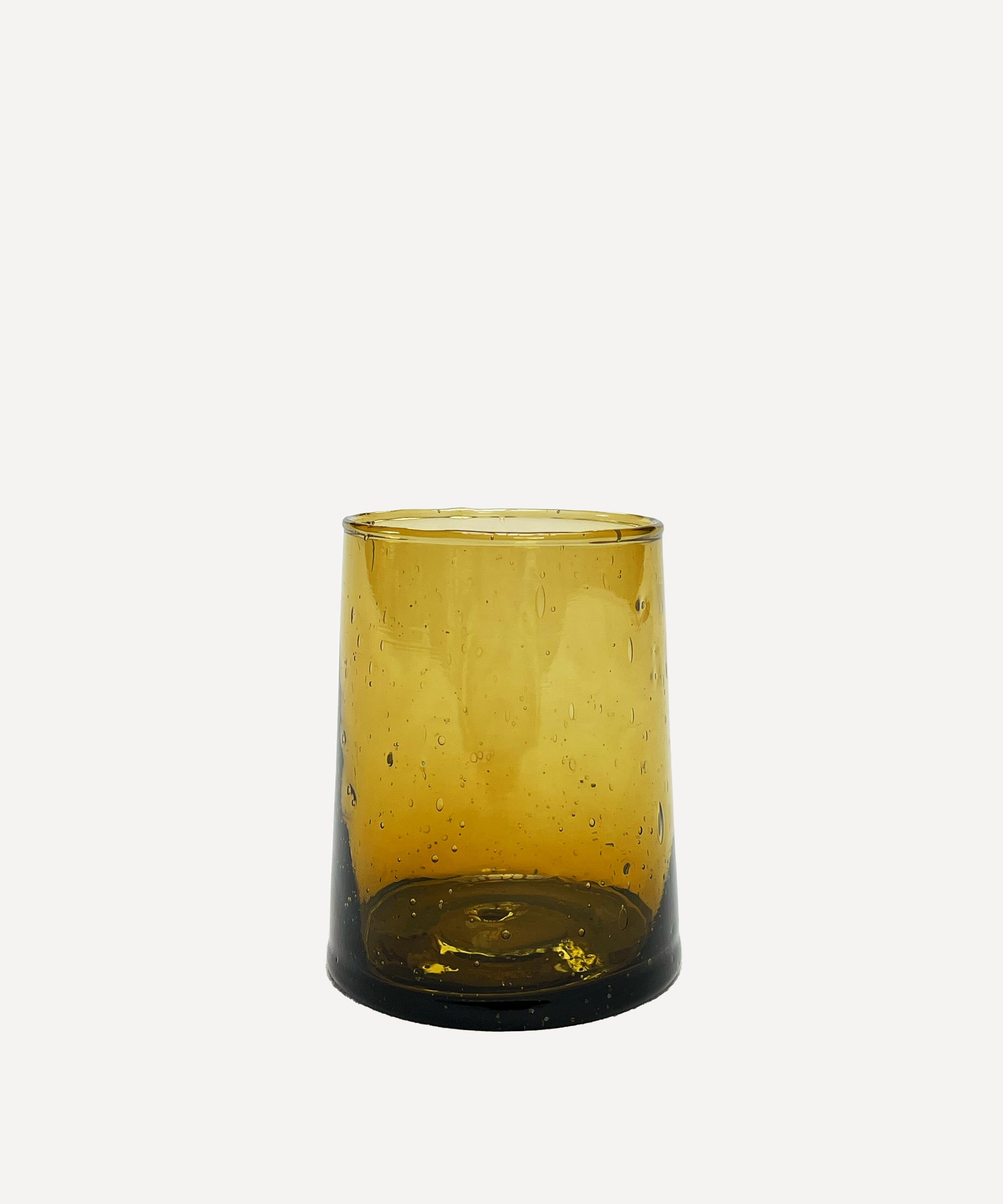 Sahara Glass Tumblers, Set of 6, Amber