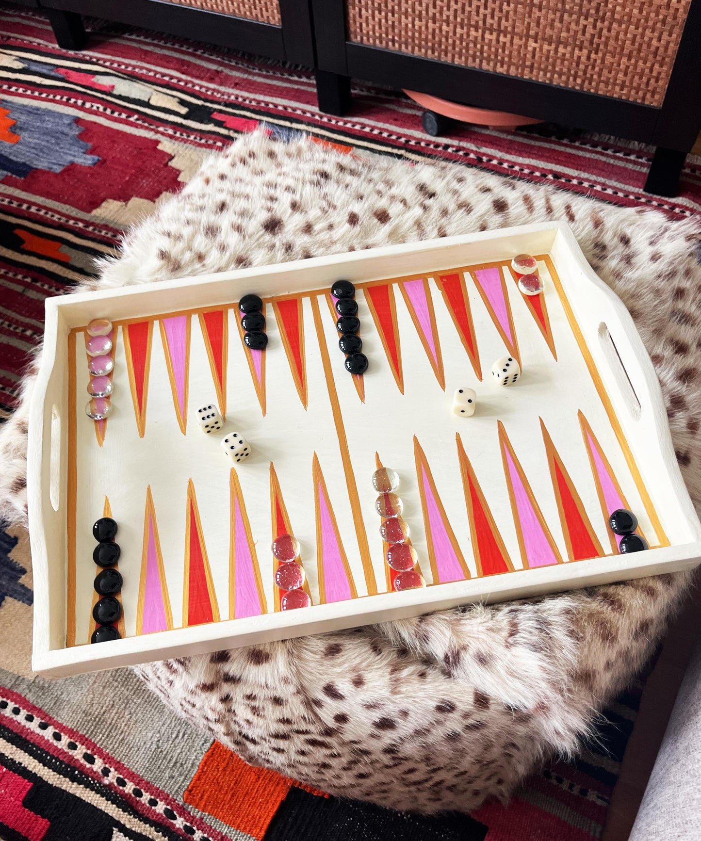 Backgammon Tray Set, Spice