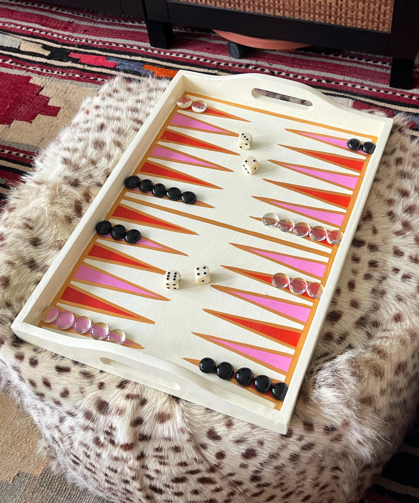 Backgammon Tray Set, Spice