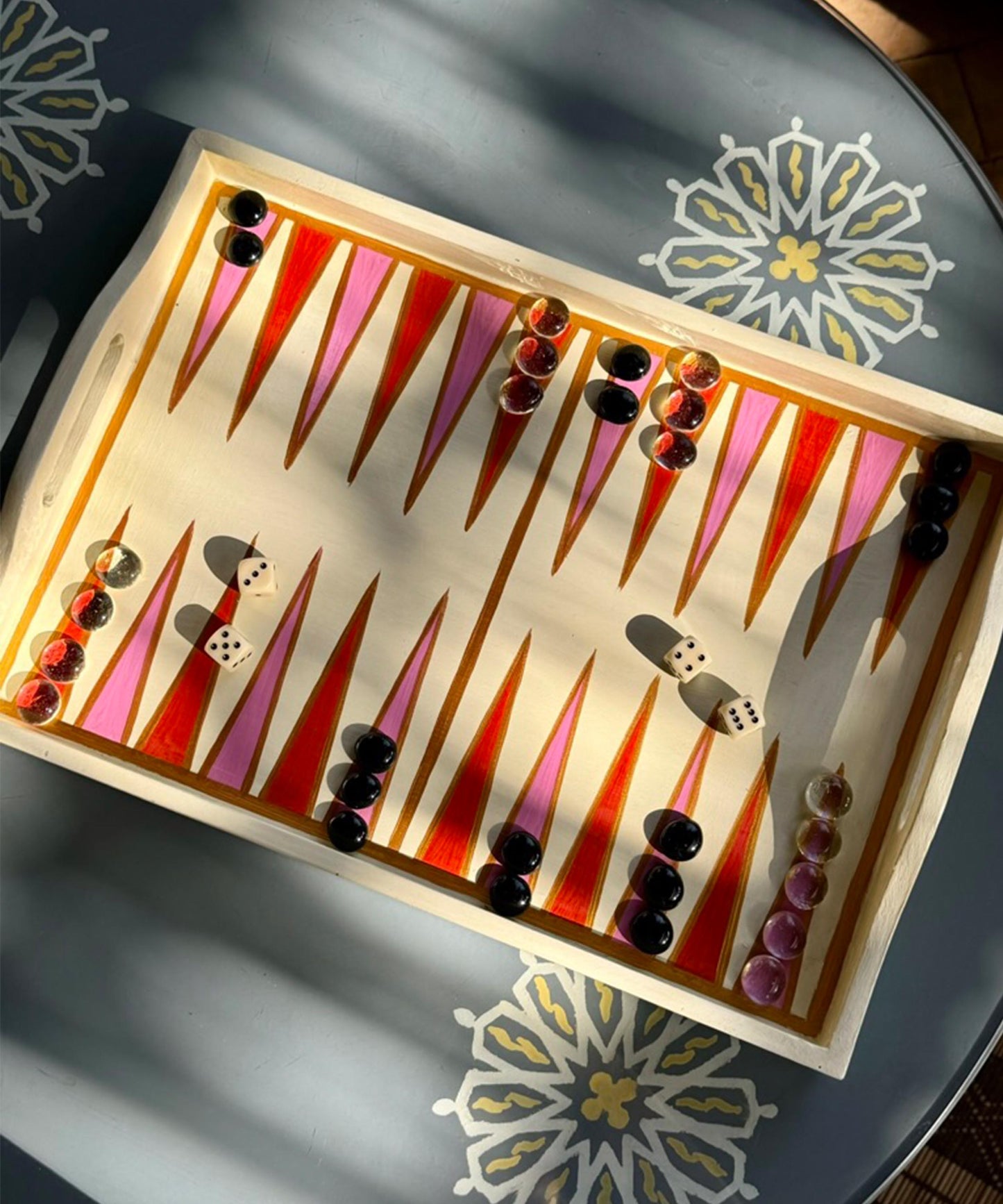 Backgammon Tray Set, Spice