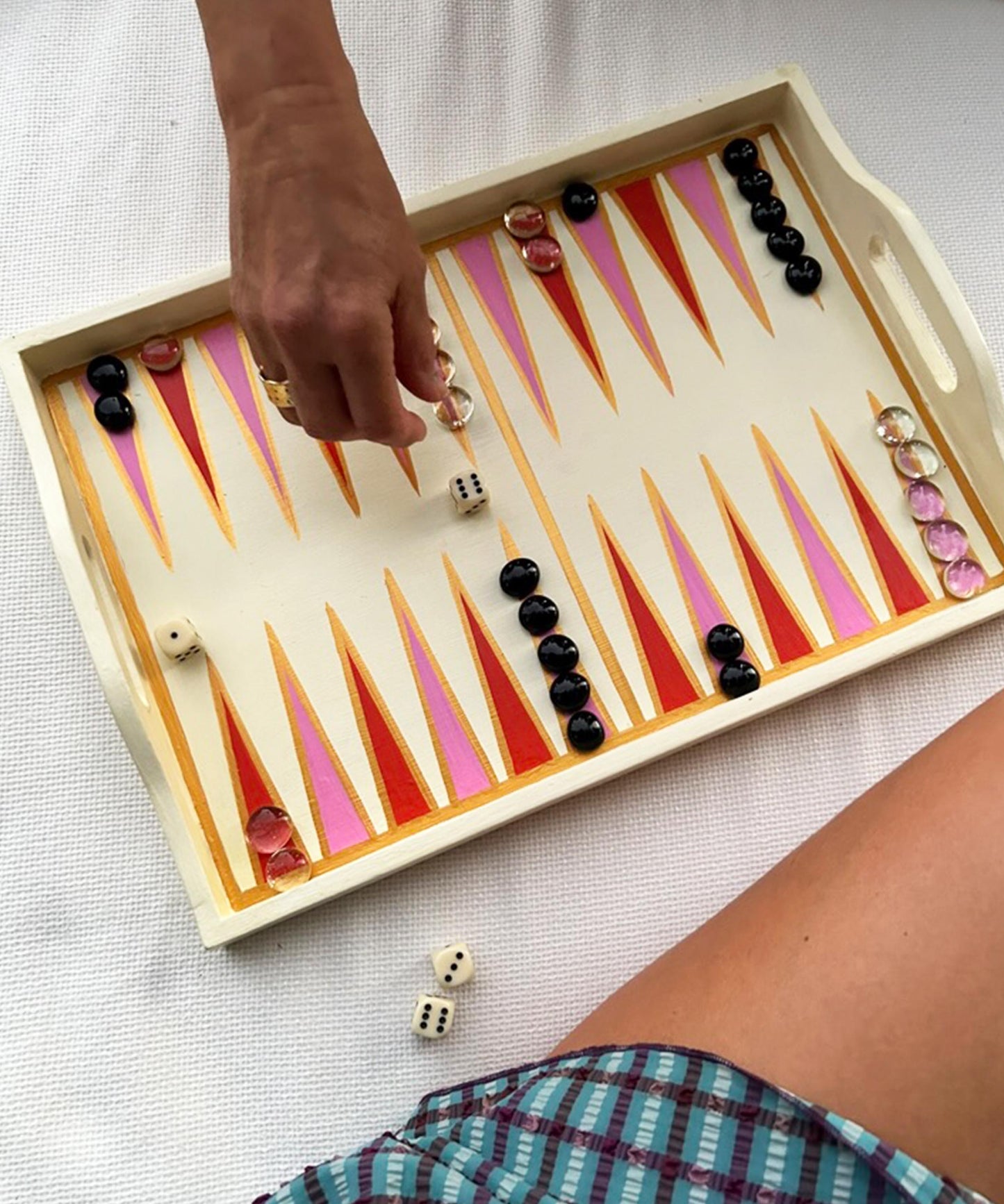 Backgammon Tray Set, Spice