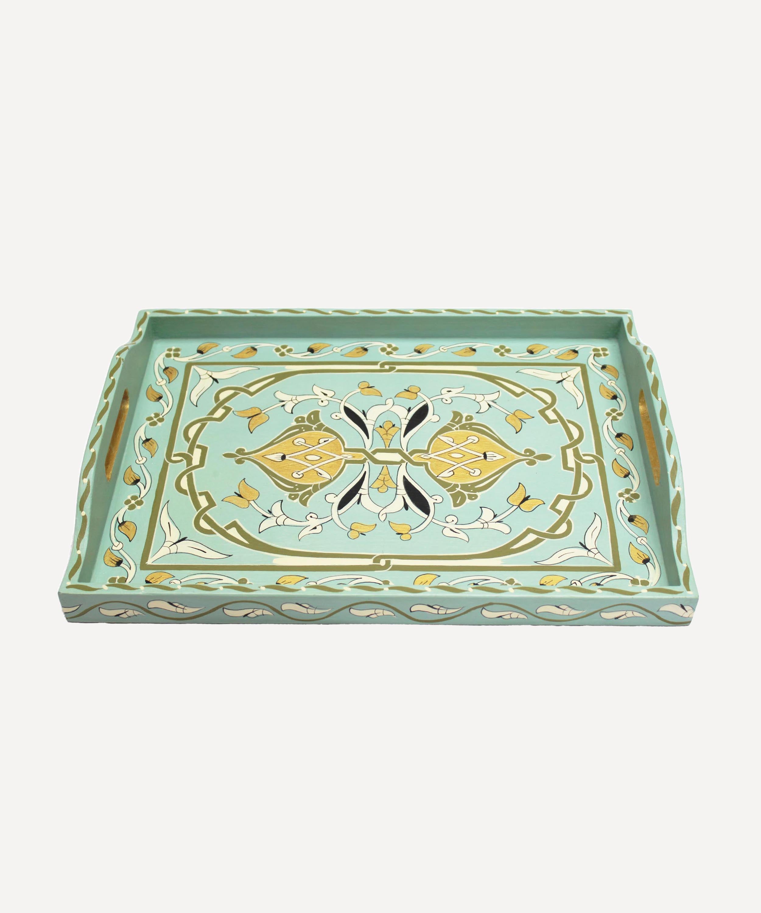 The majorelle tray, blue sage