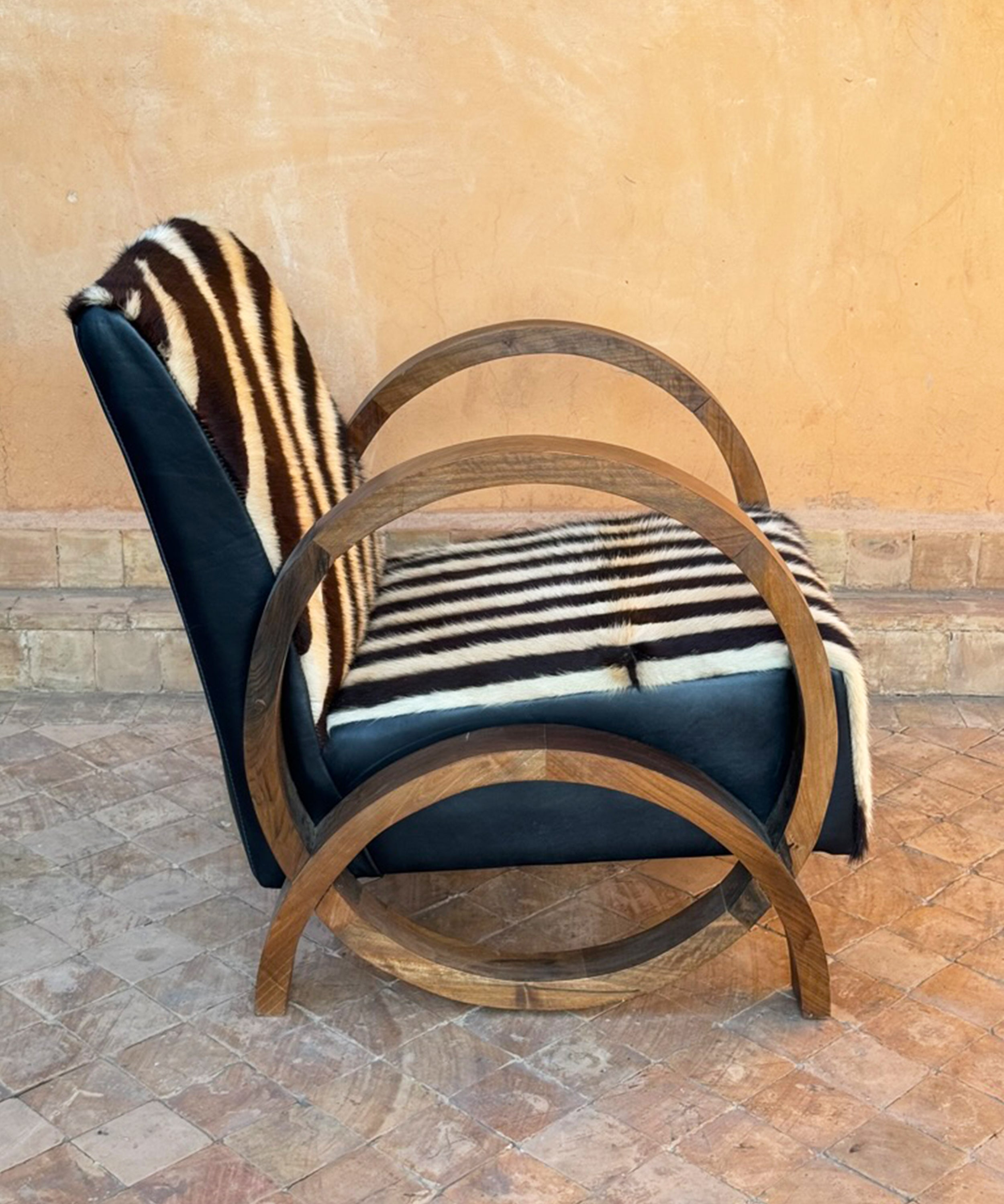 The statement chair, zebra print