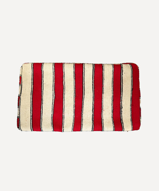 Tangier Red Stripe Cushion Cover