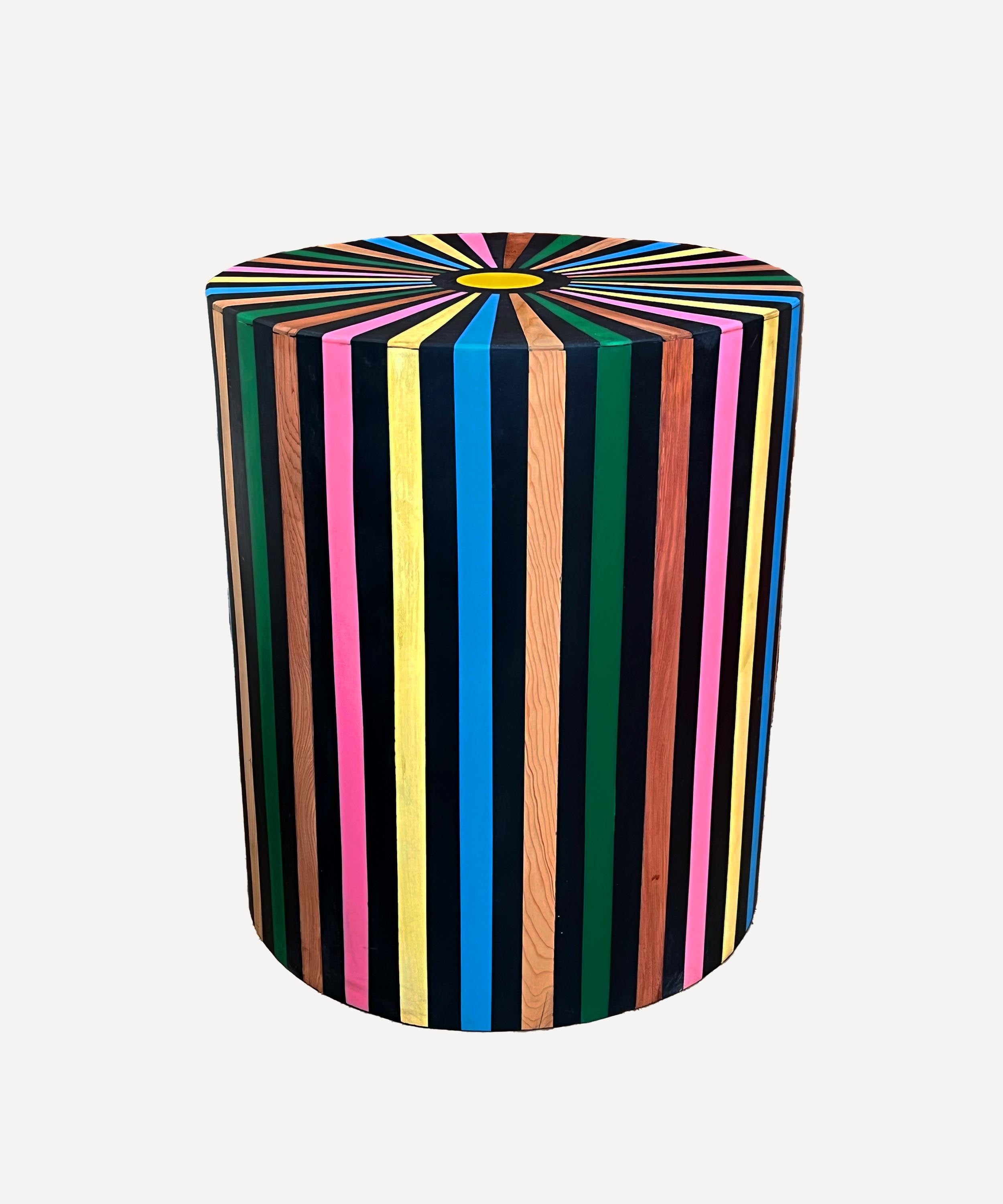 The disco side table, black multi