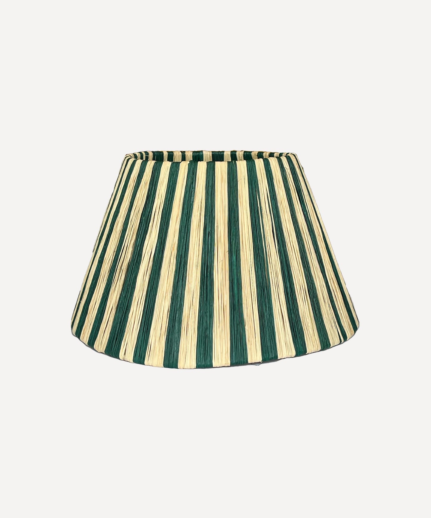 Tangier Raffia Lampshade, Dark Green