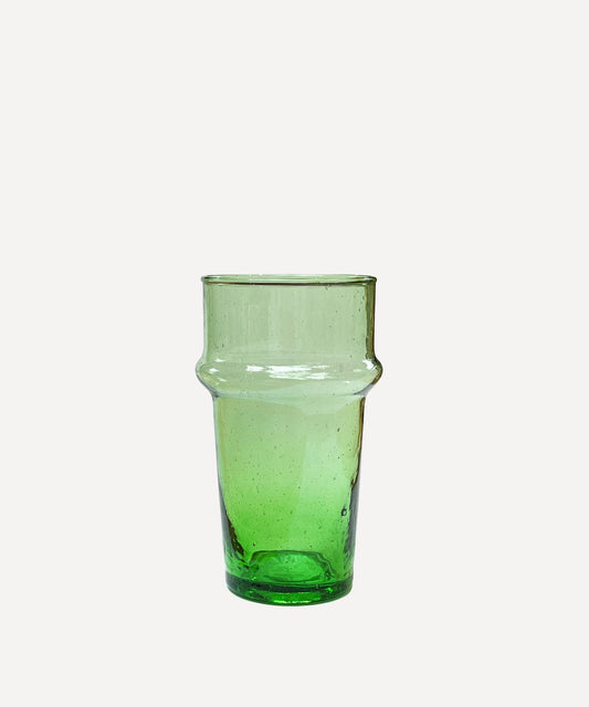 Beldi Glass Tumblers, Set of 6, Green