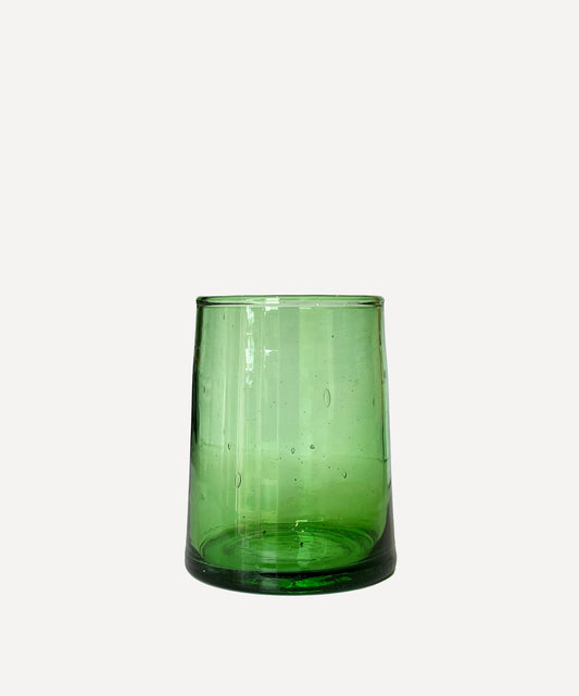 Sahara Glass Tumblers, Set of 6, Green
