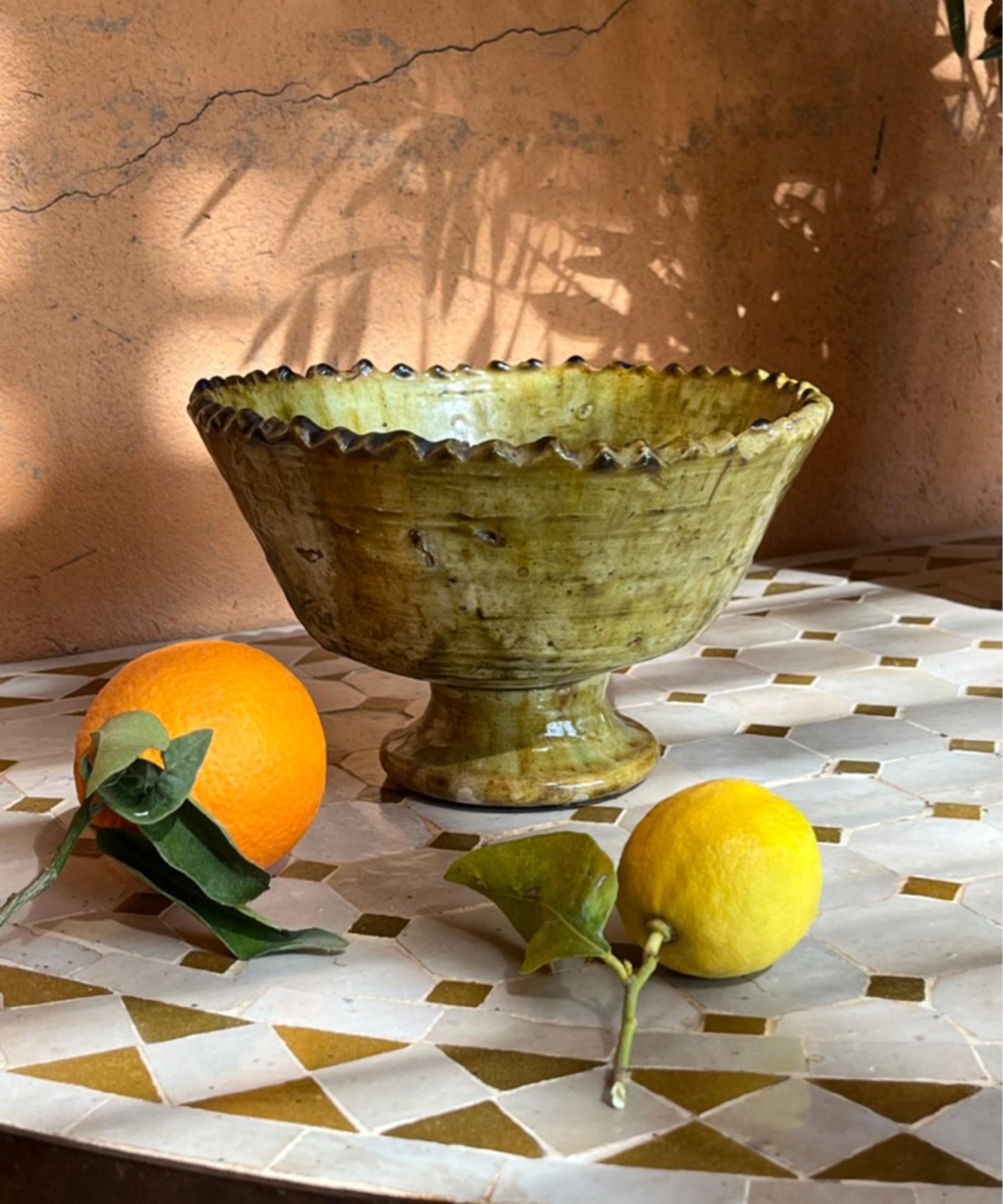 Golden Tamegroute Fruit Bowl