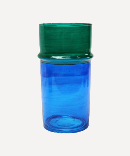 Beldi Large Vase, Blue and Green